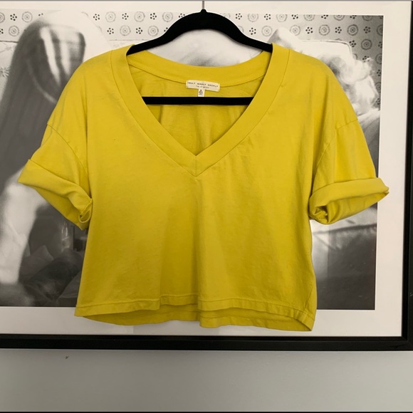 Yellow urban outfitters crop top - Picture 1 of 2